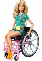 Fauteuil roulant Barbie Fashionista Mattel GRB93