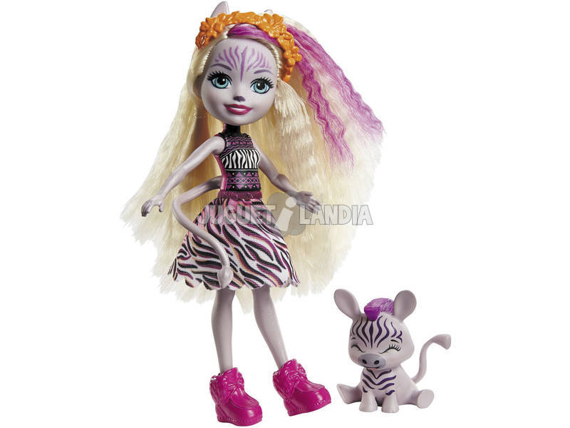 Enchantimals Puppe Zadie Zebra und Ref Mattel GTM27