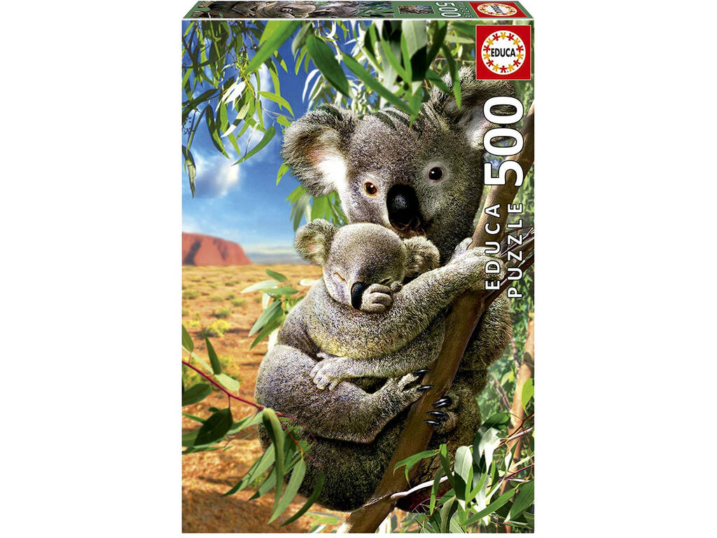 Puzzle 500 Koala Com Seu Filhote de Educa 18999