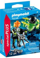 Playmobil agente con drone 70248