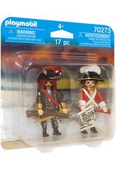 Playmobil Pirata y Soldado 70273