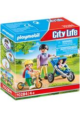 Playmobil Maman avec Enfants 70284