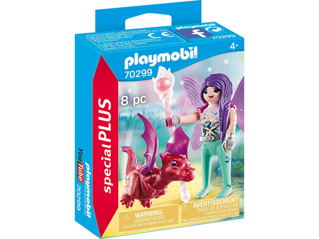 Playmobil Fada com Bebé Dragão 70299