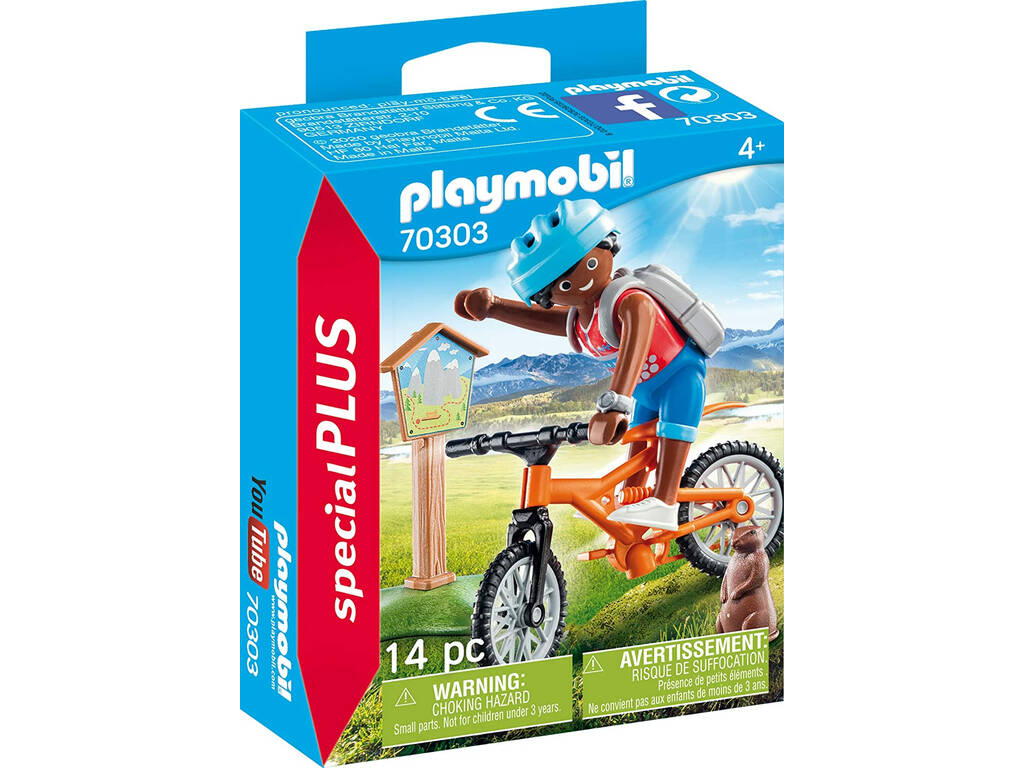 Playmobil Ciclista de Montaña 70303