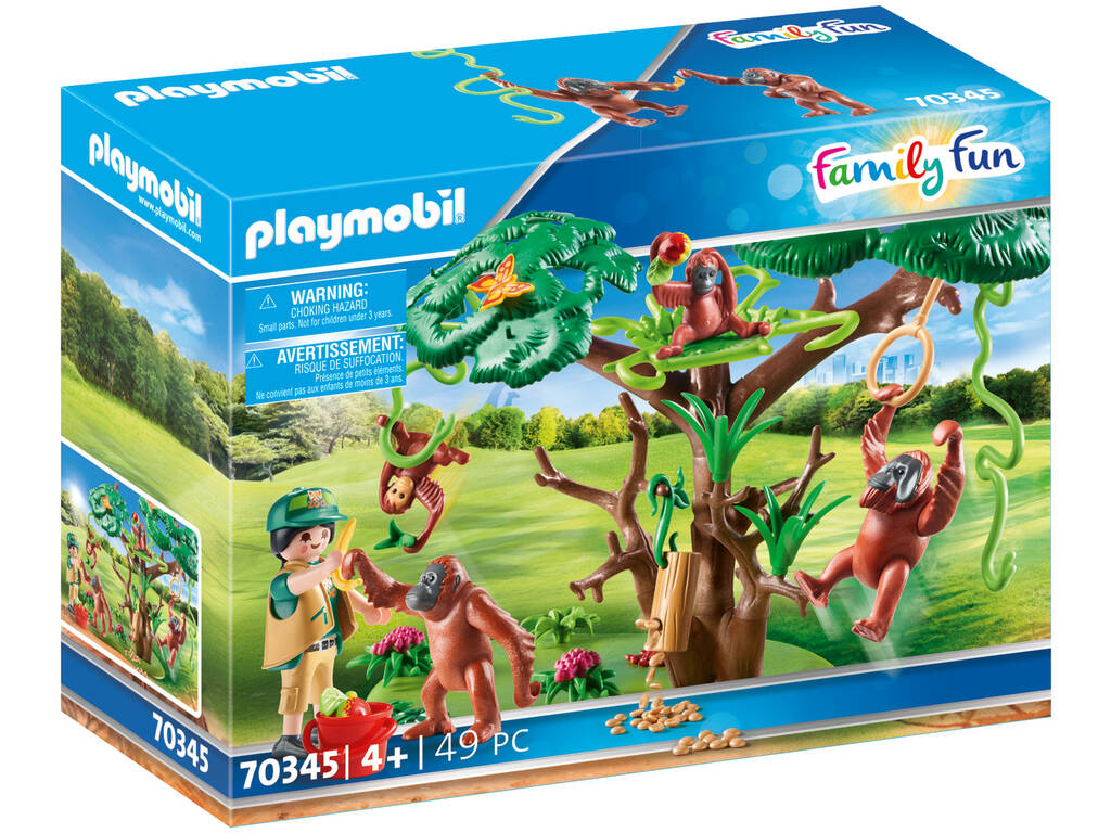 Playmobil Orangutanes con Árbol 70345