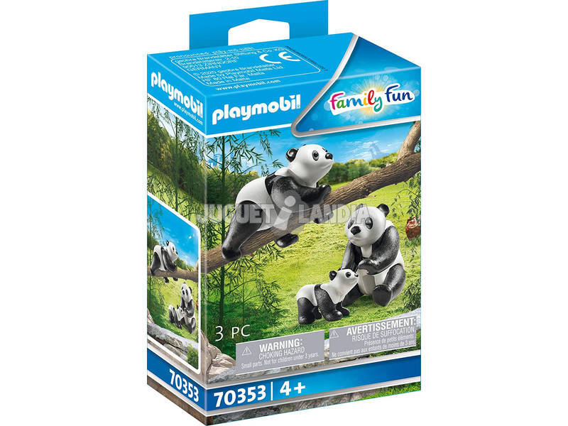 Playmobil Pandas avec bébé 70353