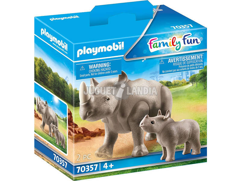 Playmobil Rinoceronte con Bebé 70357