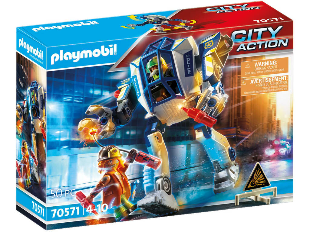 Playmobil City Action Robot Operación Especial 70571