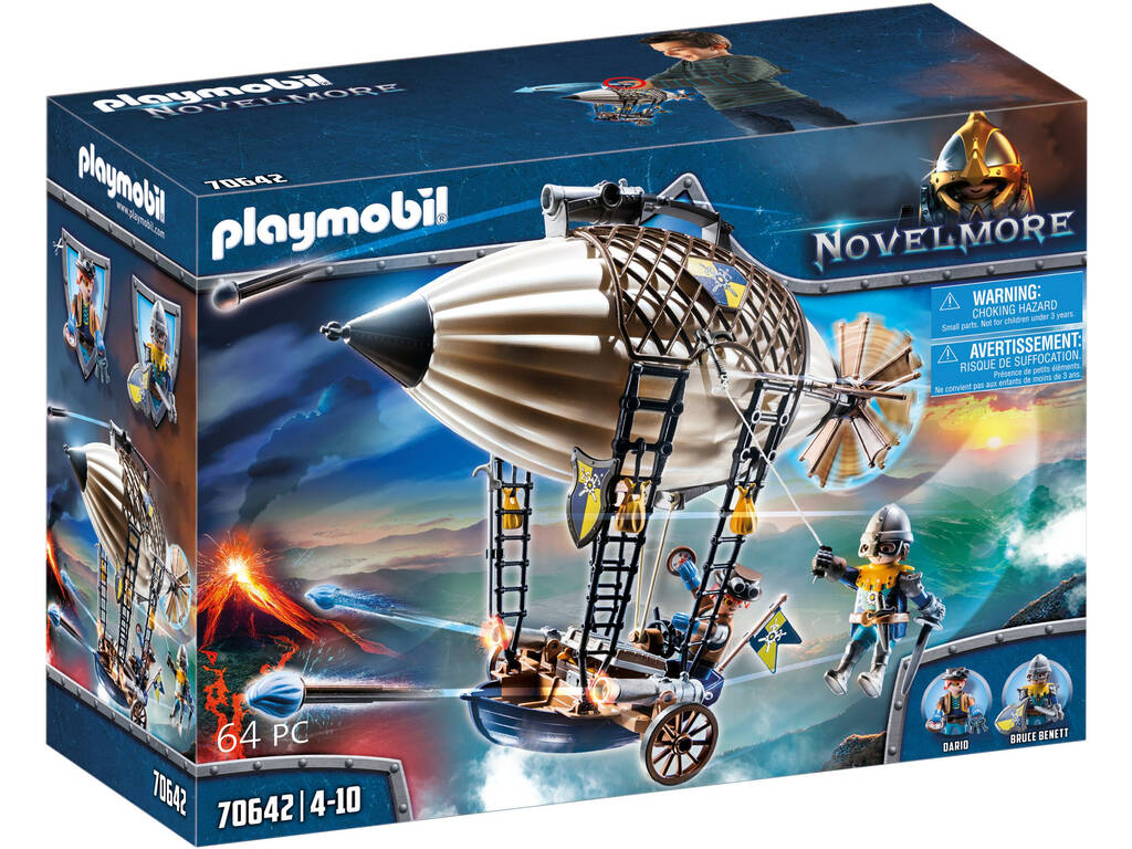 Playmobil Novelmore Zeppelin de Darío 70642