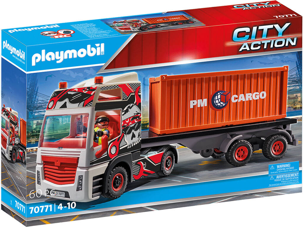 Playmobil City Action Camion con rimorchio 70771