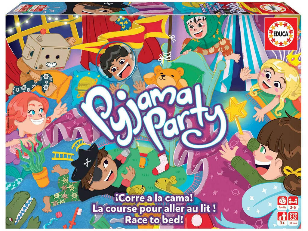 Jeu de Société Pyjama Party Educa 18849