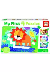 Meus Primeiros Puzzles Animais Da Selva Educa 18897