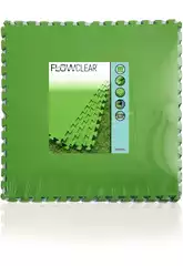 Chão Protector para Piscinas de Polietileno Verde 78x78 cm. Bestway 58636