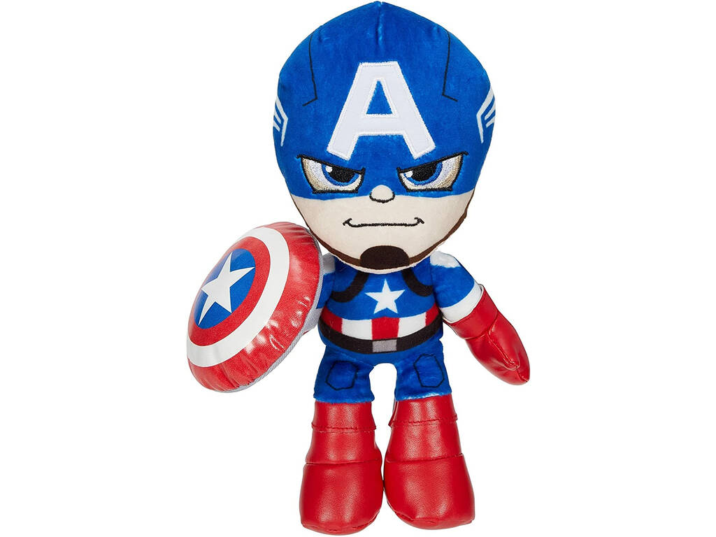 Peluche Marvel 25 cm. Capitán América Mattel GYT42