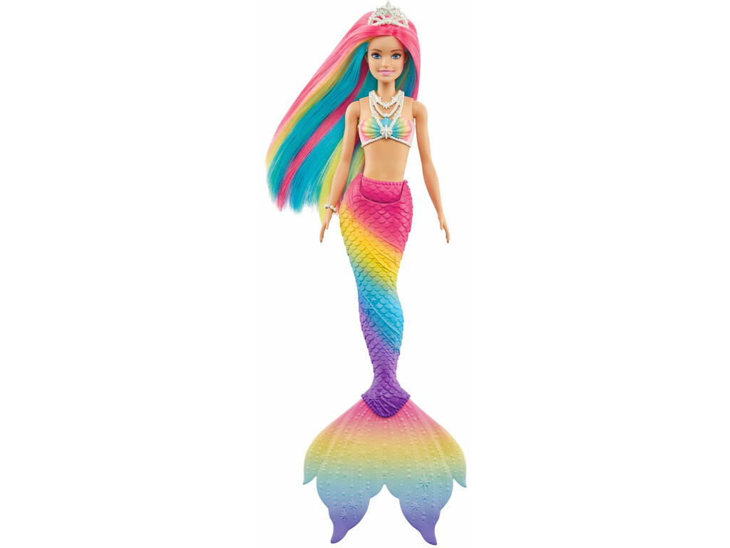 Barbie Dreamtopia Sirena Arcoíris Mágico Mattel GTF89