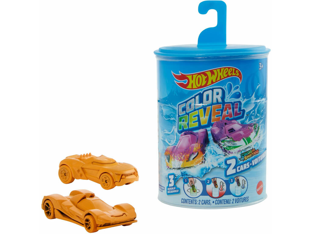 Hot Wheels Color Reveal Pack 2 Véhicules Mattel GYP13