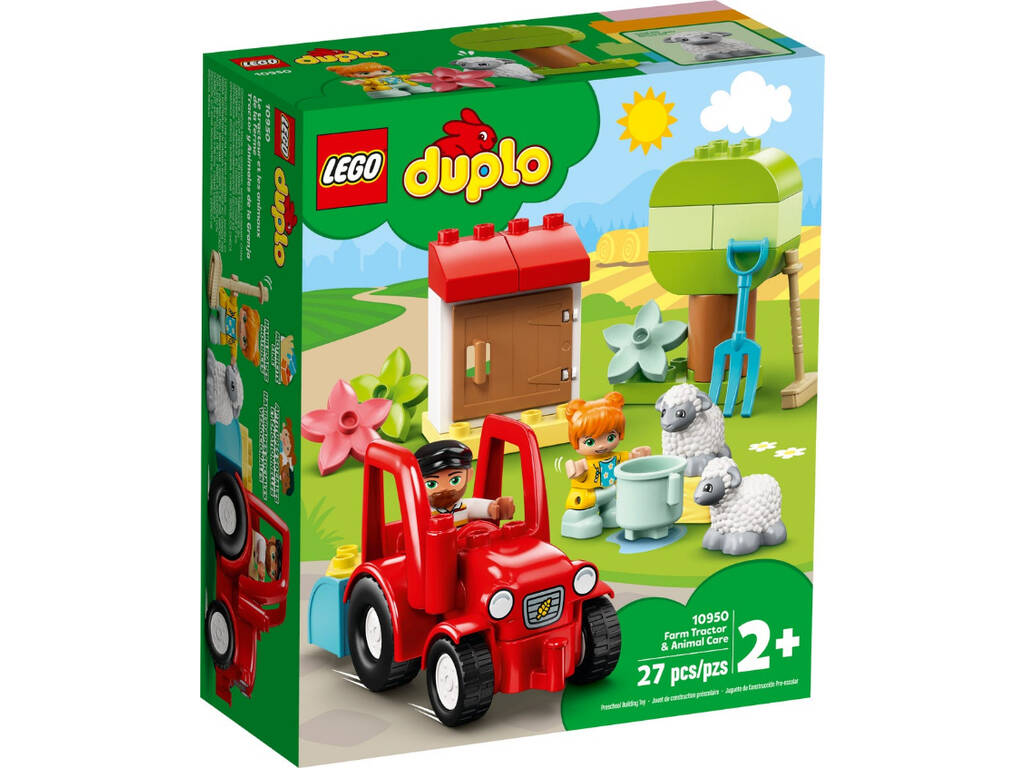 Lego Duplo Town Tractor y Animales de la Granja 10950