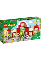 Lego Duplo Town La Grange, Le Tracteur et Les Animaux de la Ferme 10952