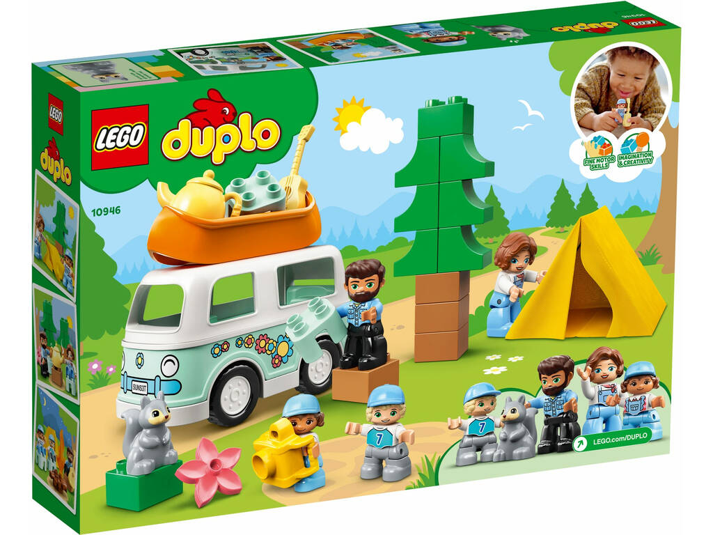 Lego Duplo Aventura na Auto-caravana Familiar 10946