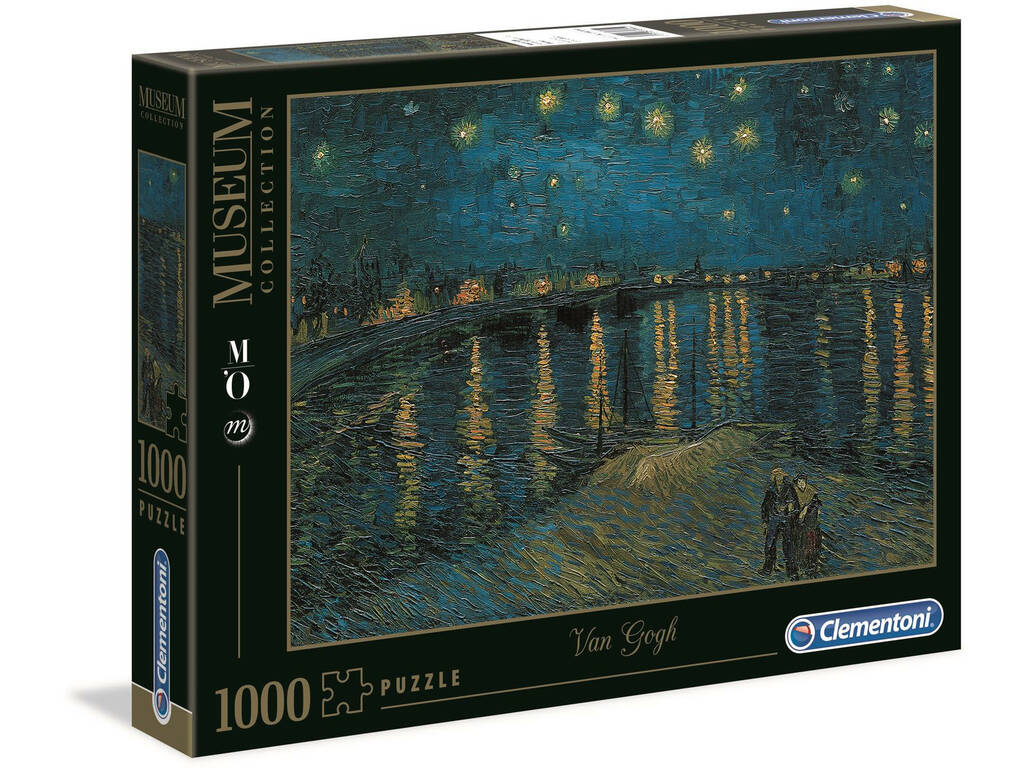 Puzzle 1000 Van Gogh: Sternennacht über der Rhone Clementoni Iberica 39344