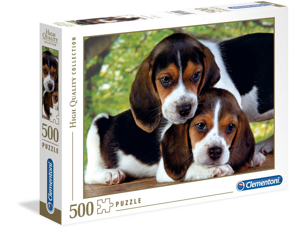 Puzzle 500 Cãozinhos Juntos Clementoni 30289