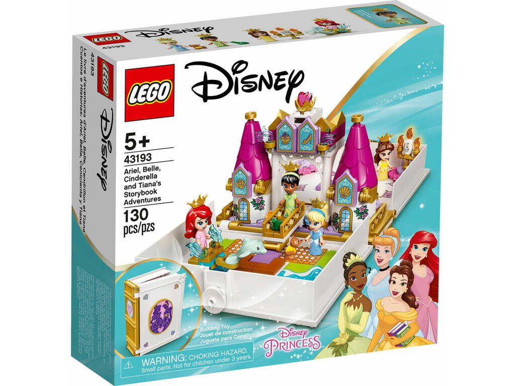 Lego Principessa Disney racconti e storie: Ariel, Belle, Cenerentola e Tiana 43193