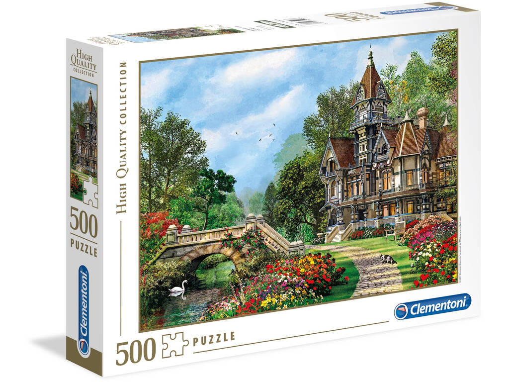 Puzzle 500 Old Waterway Cottage Clementoni 35048