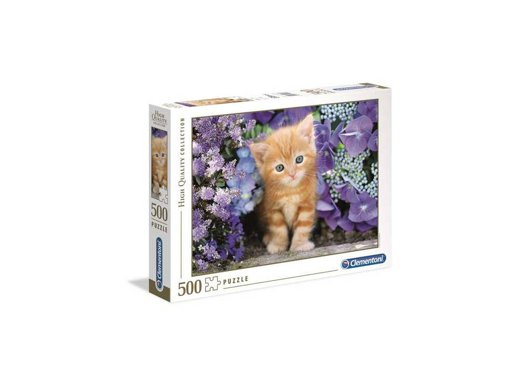 Puzzle 500 Blonde Katze Clementoni 30415