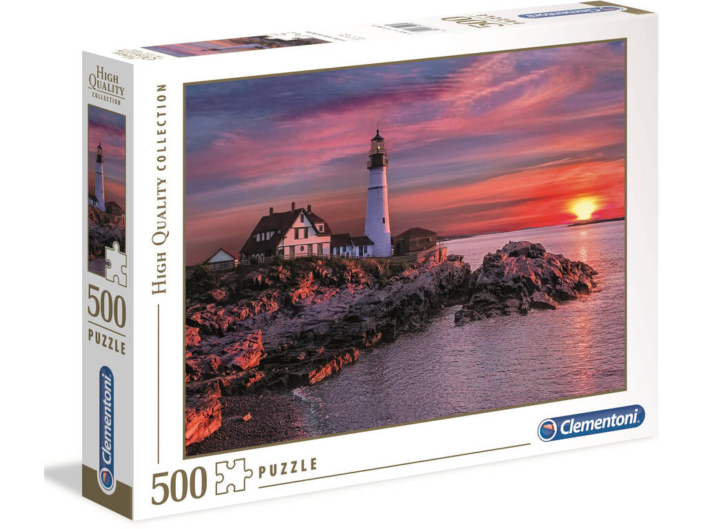 Puzzle 500 Faro de Portland Clementoni 35049