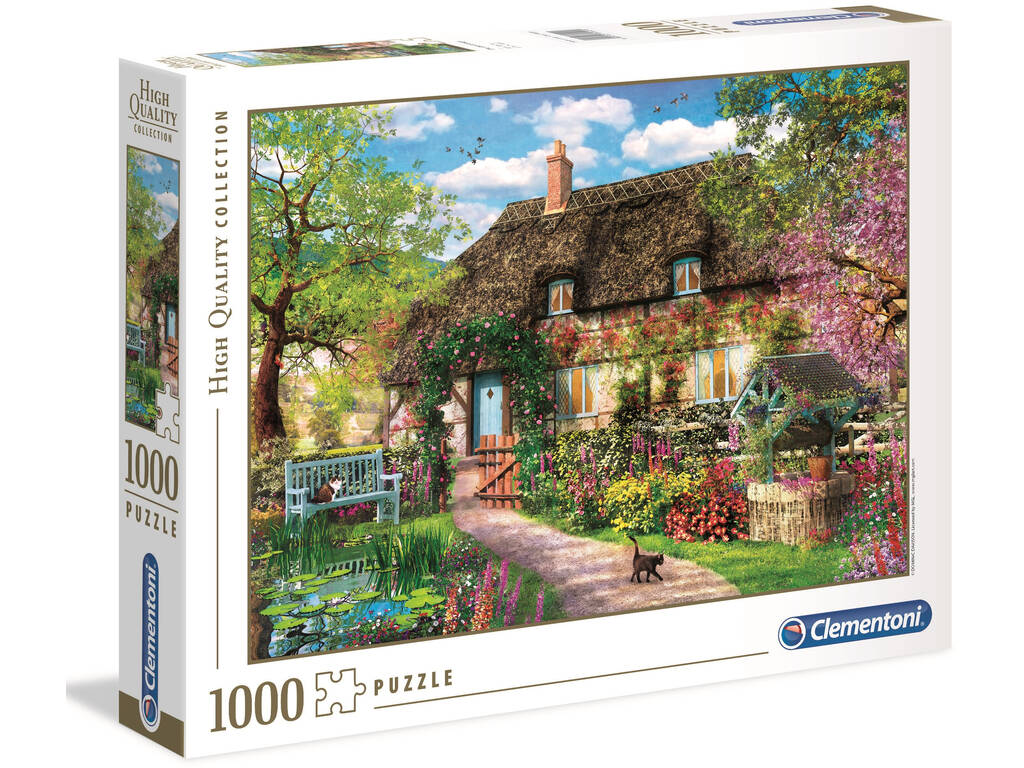Puzzle 1000 The Old Cottage Clementoni 39520