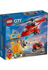 Lego City Elicottero di soccorso antincendio 60281
