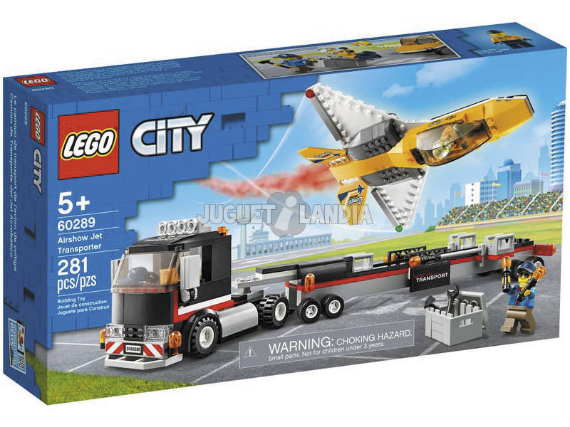 Lego City stunt reattore trasporto camion 60289
