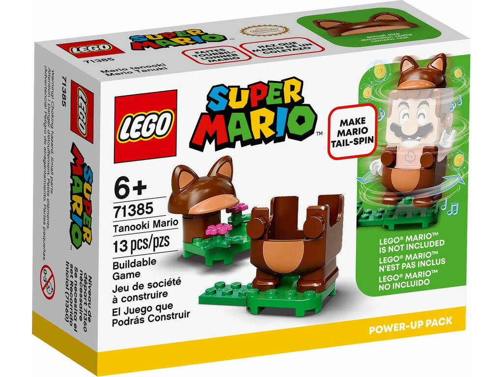 Lego Super Mario Pack Potenciador Mario Tanuki 71385