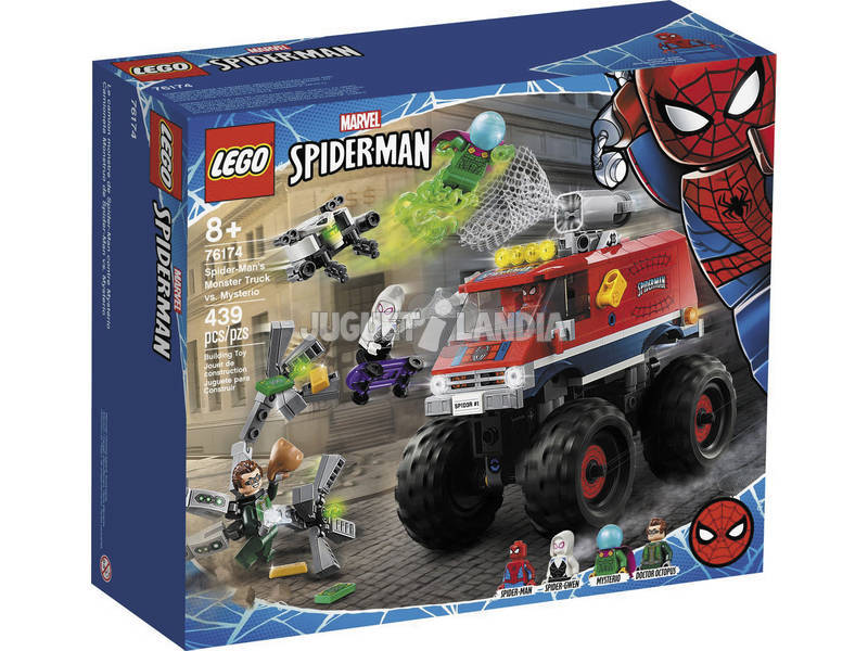 Lego Marvel Super Heroes Spiderman Monster Truck contro Mysterio 76174