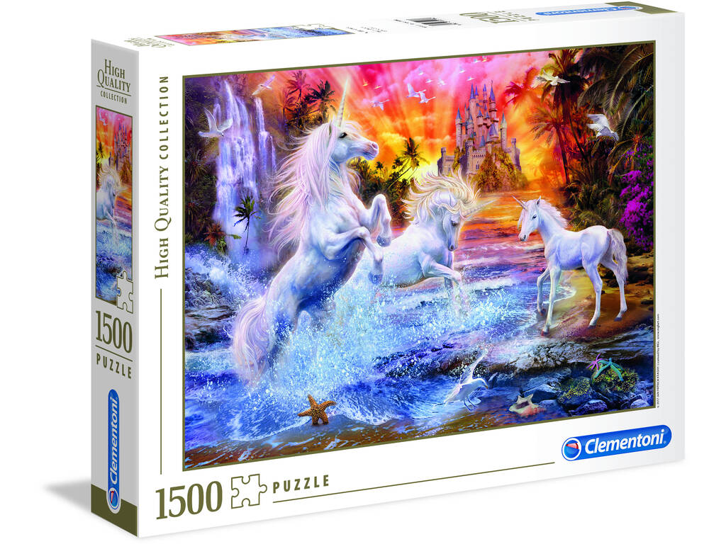 Puzzle 1500 Unicornios Salvajes Clementoni 31805