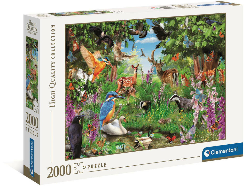 Puzzle 2000 Fantastische Wald Clementoni 32566