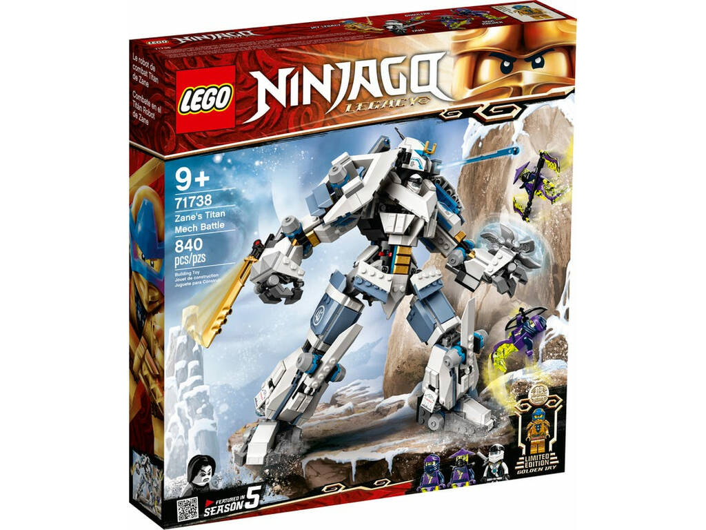 Lego Ninjago Combate no Titã Robô de Zane 71738