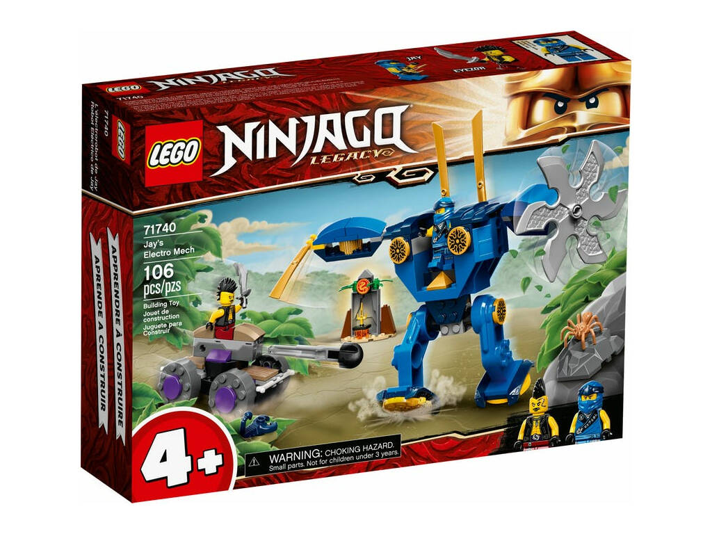 Lego Ninjago Robô Eléctrico de Jay 71740