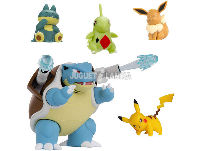 Pack de 5 figurines de combat Pokémon Bizak 6322 2046