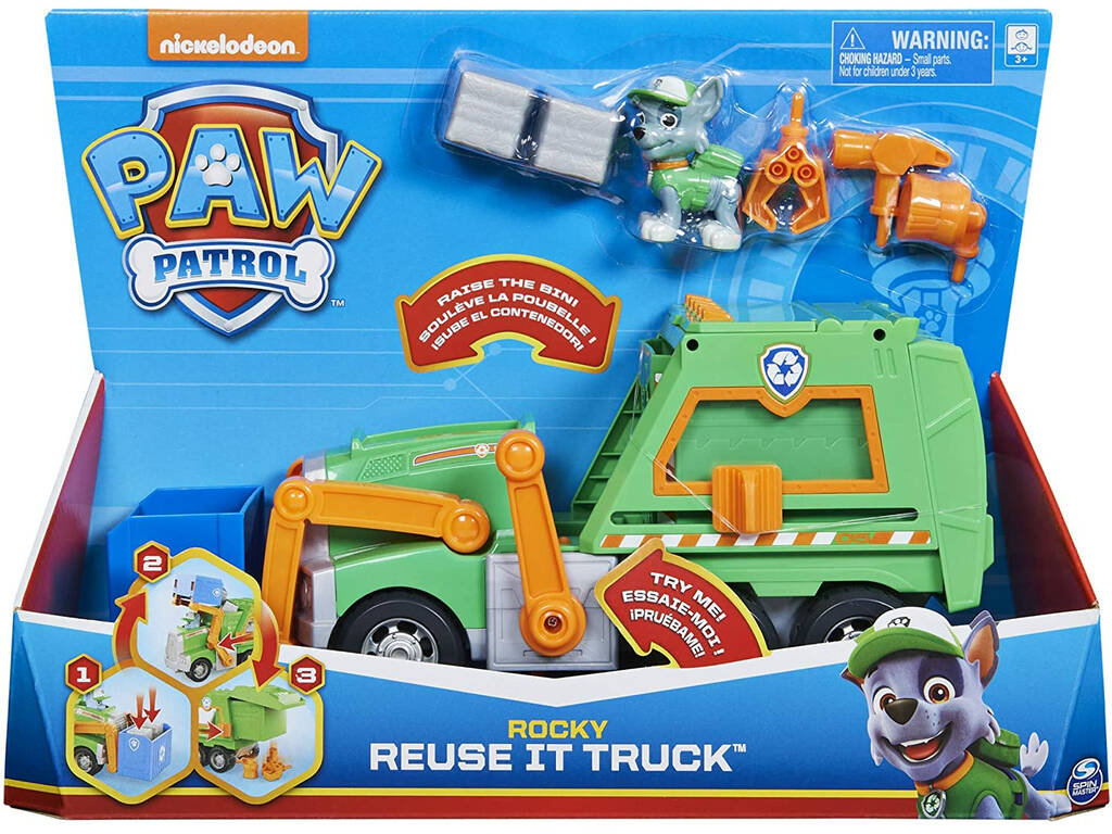 Paw Patrol Rocky Recycling Truck Bizak 6192 7718