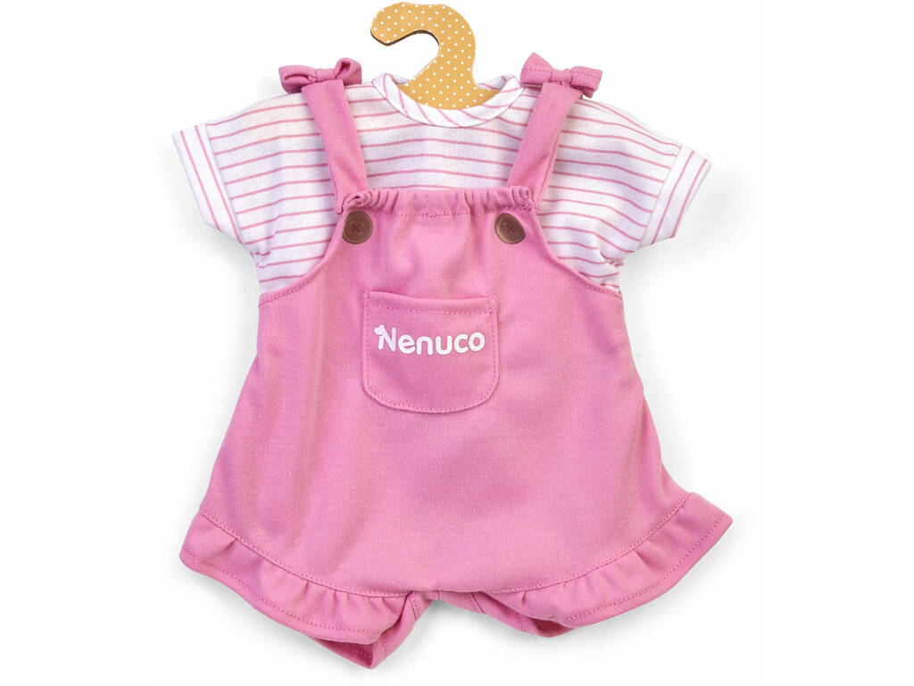 Nenuco Kleidung mit Kleiderbügel 42 cm. Overall Rosa Famosa 70016291