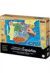 Províncias e Comunidades Autónomas da Espanha Diset 68942