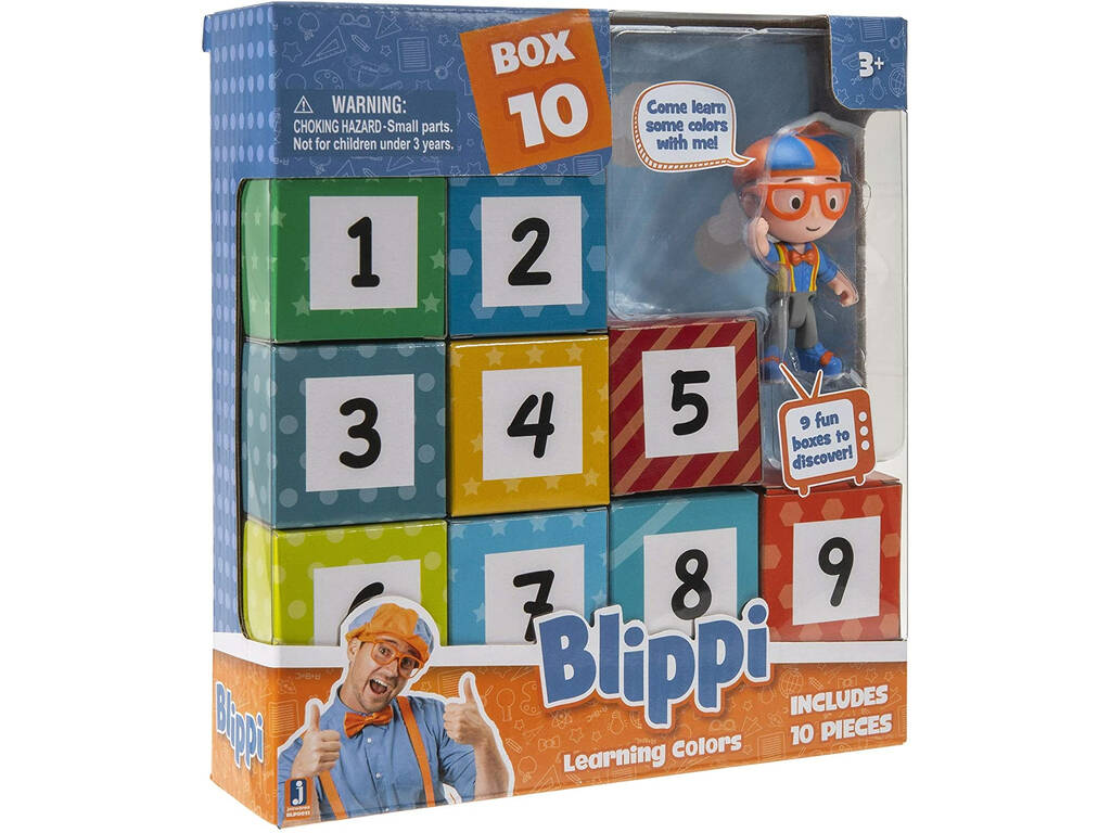 Blippi Set 9 Überraschungen Toy Partner BLP0009