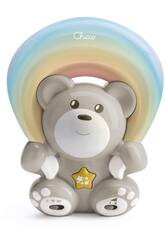 Chicco 10474 Projecteur de lit d'enfant Rainbow Teddy Rainbow