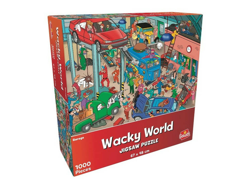 Puzzle wacky world garage 1000 peças