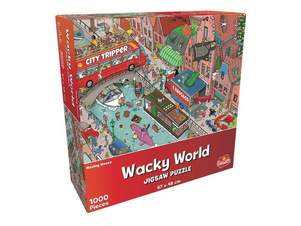 Puzzle 1.000 Wacky World Mudanza Goliath 919245