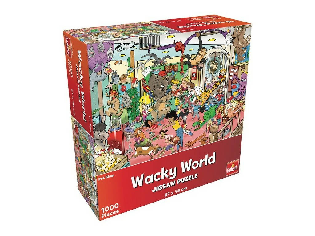 Puzzle 1.000 Wacky World Tienda De Mascotas Goliath 918557