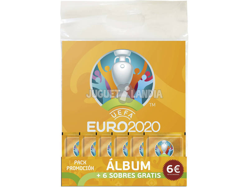 Euro 2020 Pack pour Démarrer la Collection Album avec 6 Pochettes Panini 9788427872257
