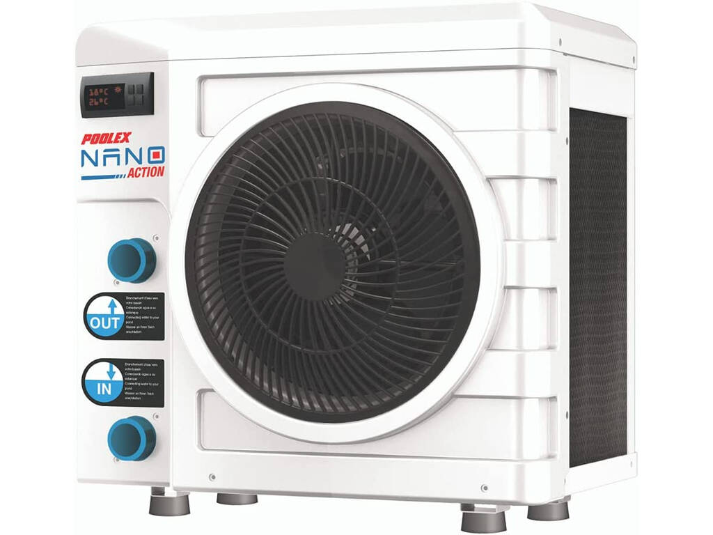 Bomba de Calor Poolex Nano Action de 5 kW para Piscinas de 20 a 35 m³