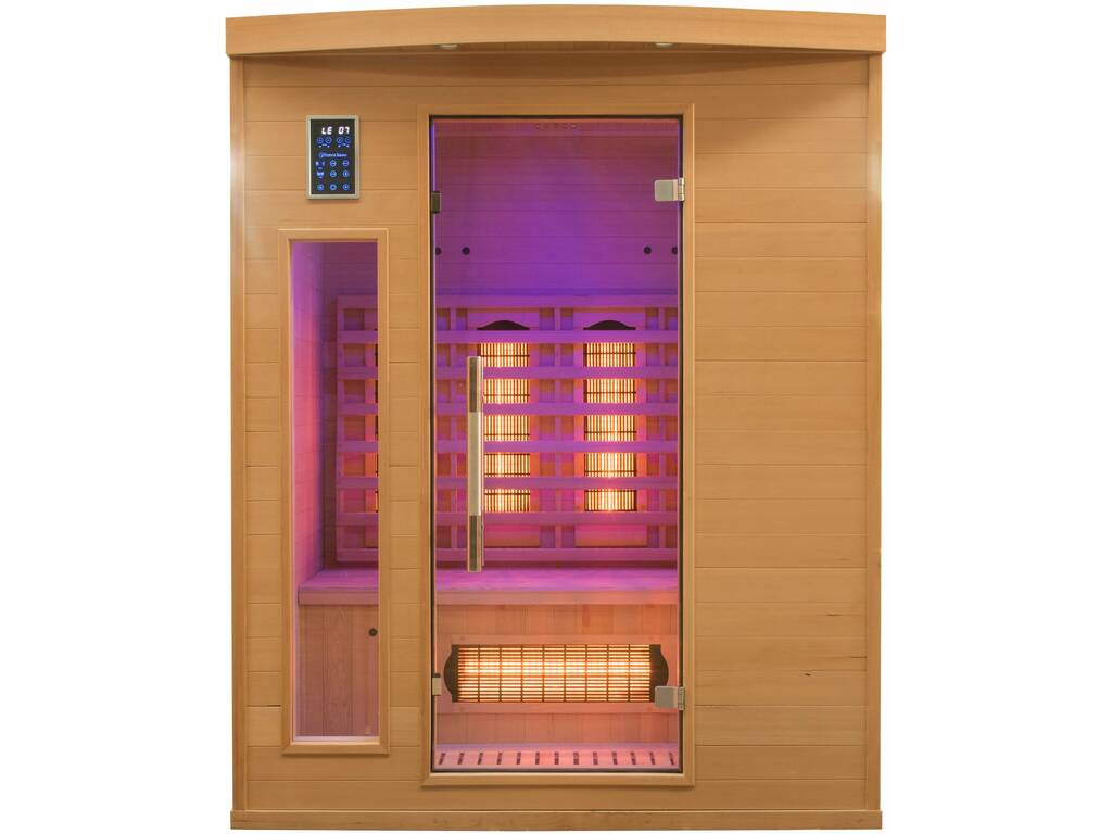 Sauna Infrarrojos Apollon - 3 Plazas Poolstar SN-APOLLON-Q3